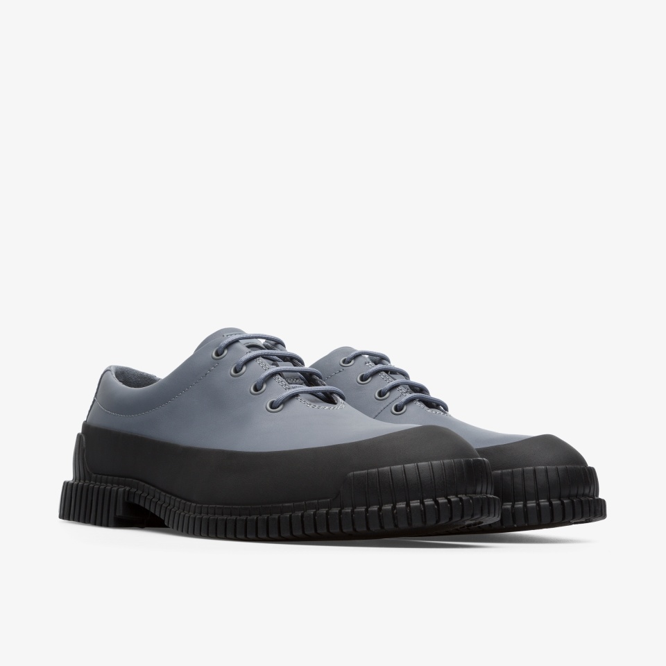 Camper Pix Grey/Black - Camper Mens Formal Shoes ||6270-HIUET||